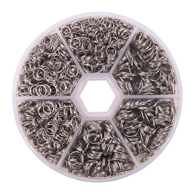 PH PANDAHALL 1 Box 304 Stainless Steel Split Rings Double Loop Jump Ring Outer Diameter 5-8mm
PH PANDAHALL 1 Box 304 Stainless Steel Split Rings Double Loop Jump Ring Outer Diameter 5-8mm