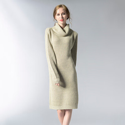 PREISEI Autumn Winter Women Casual Simple Loose Turtleneck Long Sleeve Knitted Knee-Length Sweater Dress Vestido
PREISEI Autumn Winter Women Casual Simple Loose Turtleneck Long Sleeve Knitted Knee-Length Sweater Dress Vestido