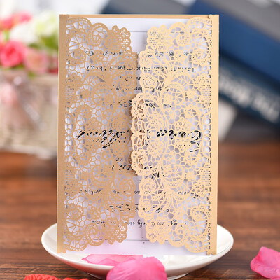 20Pcs Pearl Paper Wedding Invitation Cards Greeting Card Kits Event Party Supplies with Blank Inner Sheet
20Pcs Pearl Paper Wedding Invitation Cards Greeting Card Kits Event Party Supplies with Blank Inner Sheet