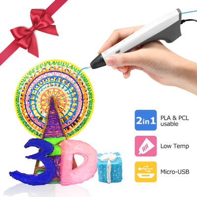 Ailink 3D Printing PenUpgrade Intelligent 3D Pen With 175mm PLAPCL FilamentOne Button Operation No Burn No Toxic No Clog
Ailink 3D Printing PenUpgrade Intelligent 3D Pen With 175mm PLAPCL FilamentOne Button Operation No Burn No Toxic No Clog