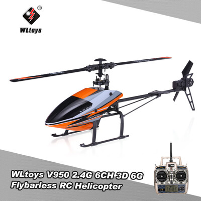 Original WLtoys V950 24G 6CH 3D 6G System Brushless Motor Flybarless RTF RC Helicopter
Original WLtoys V950 24G 6CH 3D 6G System Brushless Motor Flybarless RTF RC Helicopter
