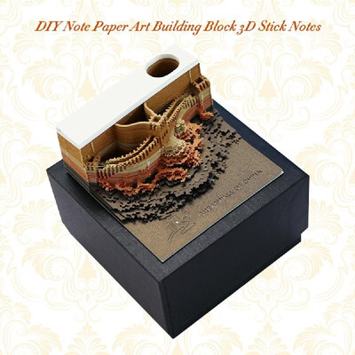 DIY Note Paper Art Building Block 3D Stick Notes Convenience Stickers Papers Card Craft Creative Post Notes The Great Wall
DIY Note Paper Art Building Block 3D Stick Notes Convenience Stickers Papers Card Craft Creative Post Notes The Great Wall