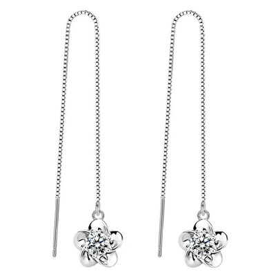 Flower Dangler Drop Earrings For Women Fashion Bride Party Jewelry Gifts CZ Cubic Zirconia Eardrop CJ17
Flower Dangler Drop Earrings For Women Fashion Bride Party Jewelry Gifts CZ Cubic Zirconia Eardrop CJ17