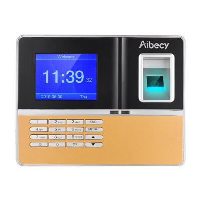 Aibecy Intelligent Biometric Fingerprint Time Attendance Machine with 32 Inch TFT Display Screen Battery Time Clock Fingerprint P
Aibecy Intelligent Biometric Fingerprint Time Attendance Machine with 32 Inch TFT Display Screen Battery Time Clock Fingerprint P