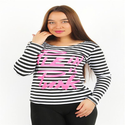 2018 autumn new striped shoulder horn sleeve printed sweater womens long-sleeved literary T-shirt top
2018 autumn new striped shoulder horn sleeve printed sweater womens long-sleeved literary T-shirt top