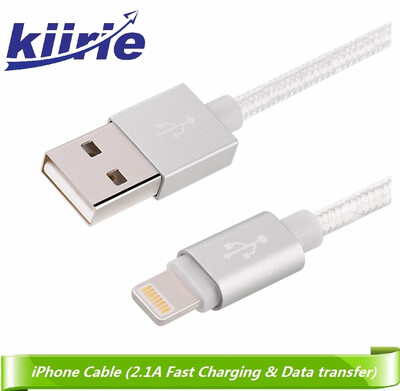 iPhone Charging Cable 1Pack Nylon Braided Syncing&Charging USB Cable with Ultra Compact Connector Head for for iPhone iPad
iPhone Charging Cable 1Pack Nylon Braided Syncing&Charging USB Cable with Ultra Compact Connector Head for for iPhone iPad