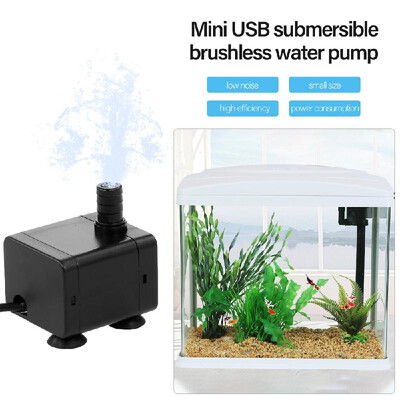 5V Ultra-quiet Mini Brushless USB Water Pump with Power Cord Waterproof for Submersible Fountain Pond Aquarium Fish Tank
5V Ultra-quiet Mini Brushless USB Water Pump with Power Cord Waterproof for Submersible Fountain Pond Aquarium Fish Tank