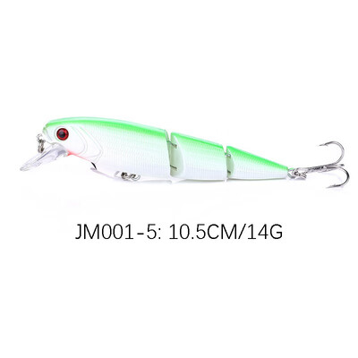 VISSEN 1PCS 105cm 14g Multi Sections Fishing Bait Wobblers Minnow Fish Lures Artificial Bait Carp Fishing Gear
VISSEN 1PCS 105cm 14g Multi Sections Fishing Bait Wobblers Minnow Fish Lures Artificial Bait Carp Fishing Gear