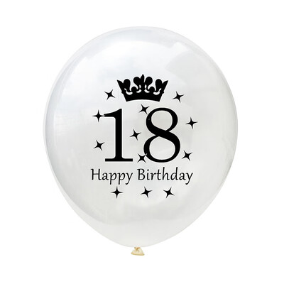 FUNNYBUNNY 12 Inch Transparent Crown Birthday Latex Confetti Balloon 30 40 50 Birthday Balloon Birthday Party Decorations Adult
FUNNYBUNNY 12 Inch Transparent Crown Birthday Latex Confetti Balloon 30 40 50 Birthday Balloon Birthday Party Decorations Adult