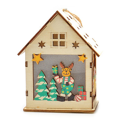 FUNNYBUNNY LED Light Wooden Dolls House Villa Christmas Ornaments Xmas Tree Hanging Decor
FUNNYBUNNY LED Light Wooden Dolls House Villa Christmas Ornaments Xmas Tree Hanging Decor