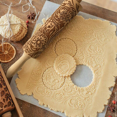 3855cm Christmas Deer Embossing Rolling Pin Baking Cookies Noodle Biscuit Fondant Cake Dough Engraved Roller Snowflake
3855cm Christmas Deer Embossing Rolling Pin Baking Cookies Noodle Biscuit Fondant Cake Dough Engraved Roller Snowflake