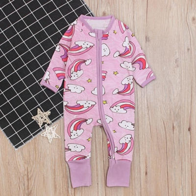 Toddler Newborn Baby Girls Rainbow Print Zipper Romper Jumpsuit Bodysuit Outfits
Toddler Newborn Baby Girls Rainbow Print Zipper Romper Jumpsuit Bodysuit Outfits