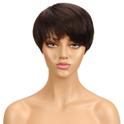Noble Peruvian Straight Human Hair Wigs Remy Non Lace Front Human Hair Wigs With Bangs Perruque Cheveux Humain
Noble Peruvian Straight Human Hair Wigs Remy Non Lace Front Human Hair Wigs With Bangs Perruque Cheveux Humain