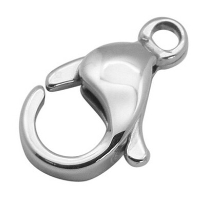 PH PANDAHALL 100 Pcs 304 Stainless Steel Lobster Claw Clasps Cord End 13x8mm for Jewelry Making
PH PANDAHALL 100 Pcs 304 Stainless Steel Lobster Claw Clasps Cord End 13x8mm for Jewelry Making