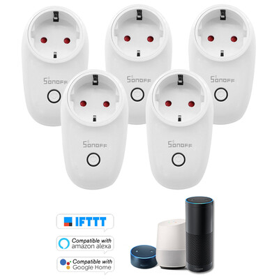 5PCS SONOFF S26 ITEAD Wifi Smart Socket Wireless Remote Control Charging Adapter Smart Home Power Sockets USUKCNAUEU Type EF
5PCS SONOFF S26 ITEAD Wifi Smart Socket Wireless Remote Control Charging Adapter Smart Home Power Sockets USUKCNAUEU Type EF