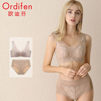 Ou Difen bra set underwear women 19 new thin section big chest small bra female lace hole cup gathered tube top vest style underwear set XB9329 nude skin color
Ou Difen bra set underwear women 19 new thin section big chest small bra female lace hole cup gathered tube top vest style underwear set XB9329 nude skin color