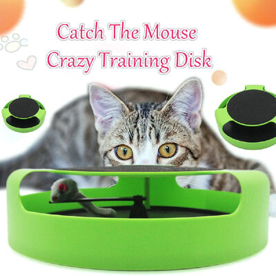 Cat Interactive Motion Toy Catch The Mouse Crazy Training Disk Catch Moving Mouse Kitten Claw Care Scratching Mat Pad Toy
Cat Interactive Motion Toy Catch The Mouse Crazy Training Disk Catch Moving Mouse Kitten Claw Care Scratching Mat Pad Toy