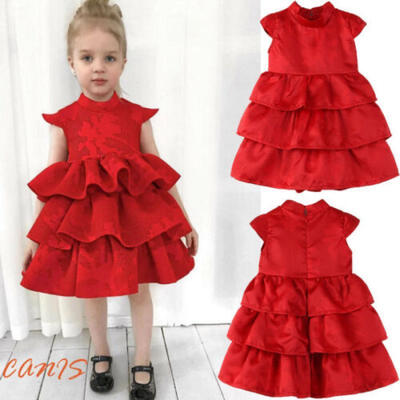Toddler Kids Baby Girls Ruffle Dress Princess Wedding Party Summer Tutu Dresses 
Toddler Kids Baby Girls Ruffle Dress Princess Wedding Party Summer Tutu Dresses