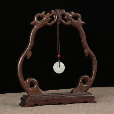Greensen Home Carving Crafts Rack Antique Jade Jewelry Display Rack Desk Decoration 
Greensen Home Carving Crafts Rack Antique Jade Jewelry Display Rack Desk Decoration