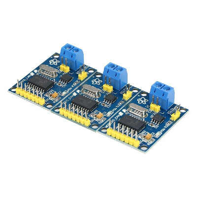 3PCS MCP2515 CAN Bus Module TJA1050 Receiver SPI Protocol Board for Arduino 51 MCU ARM Controller
3PCS MCP2515 CAN Bus Module TJA1050 Receiver SPI Protocol Board for Arduino 51 MCU ARM Controller