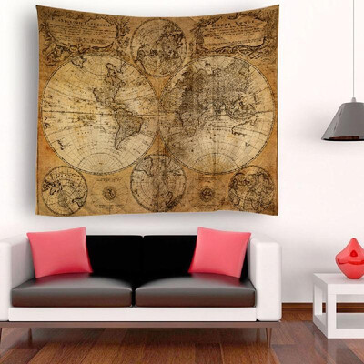 Tapestry Wall Hanging World Map Tapestries Wall Decorative Tapestry for Bedroom Living Room Dorm 512"X591
Tapestry Wall Hanging World Map Tapestries Wall Decorative Tapestry for Bedroom Living Room Dorm 512"X591