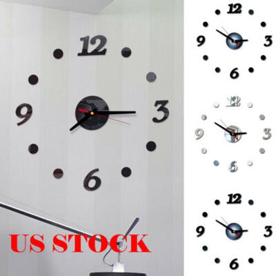Modern Art DIY Wall Clock 3D Self Adhesive Sticker Home Office Kitchen Decor NEW
Modern Art DIY Wall Clock 3D Self Adhesive Sticker Home Office Kitchen Decor NEW