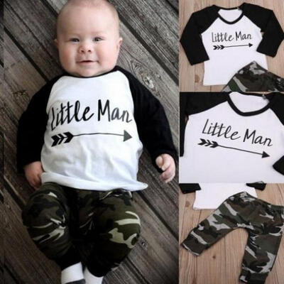 2PCS Camouflage Toddler Newborn Baby Boys Toddler Long Sleeve Little MAN Tops T-shirt Long Pants Leggings Outfits Set Clothes
2PCS Camouflage Toddler Newborn Baby Boys Toddler Long Sleeve Little MAN Tops T-shirt Long Pants Leggings Outfits Set Clothes