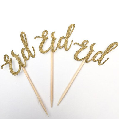 FUNNYBUNNY Happy Eid Mubarak Glitter Baking Cupcake Piece Insert Baking Decoration Flag Cupcake Toppers Wrapper
FUNNYBUNNY Happy Eid Mubarak Glitter Baking Cupcake Piece Insert Baking Decoration Flag Cupcake Toppers Wrapper
