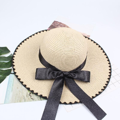 Women Sun Straw Hat Contrast Bowknot Wide Large Brim Foldable Floppy Casual Summer Beach Cap
Women Sun Straw Hat Contrast Bowknot Wide Large Brim Foldable Floppy Casual Summer Beach Cap