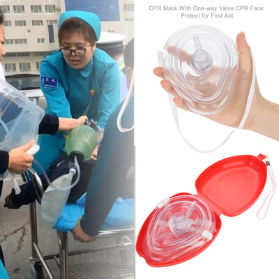 Greensen CPR mask with oxygen pipeCPR Mask with One-way Valve CPR Face Protect for First Aid Training TeachingCPR mask
Greensen CPR mask with oxygen pipeCPR Mask with One-way Valve CPR Face Protect for First Aid Training TeachingCPR mask