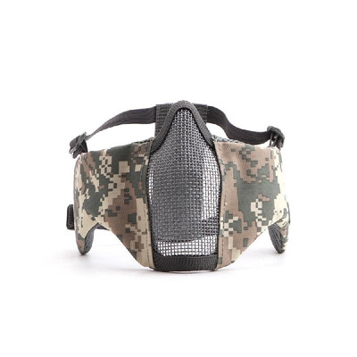 ZL-V12 Half-face Mesh Mask with Ear Protection Impact-resistance Protective Mask Carbon Steel Mesh for Outdoor CS Paintball Match
ZL-V12 Half-face Mesh Mask with Ear Protection Impact-resistance Protective Mask Carbon Steel Mesh for Outdoor CS Paintball Match