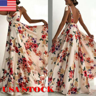 Womens BOHO Evening Party Cocktail Prom Floral Summer Beach Long Maxi Dress HOT
Womens BOHO Evening Party Cocktail Prom Floral Summer Beach Long Maxi Dress HOT