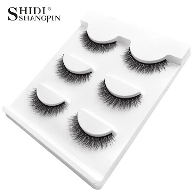 SHIDISHANGPIN 3 Pairs 3D Mink Eyelashes Handmade Natural Cross Long Fake Eye Lashes Extension Wispy False Lashes
SHIDISHANGPIN 3 Pairs 3D Mink Eyelashes Handmade Natural Cross Long Fake Eye Lashes Extension Wispy False Lashes