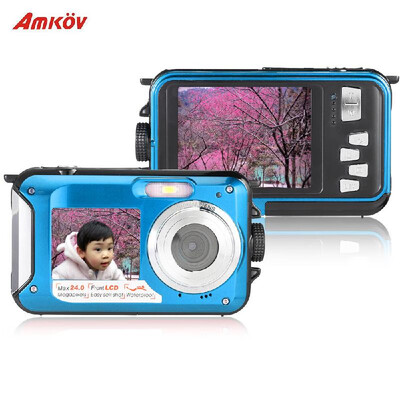 Amkov Double Dual LCD Display 27" Main Screen HD 24MP 16X Digital Zoom 1080P 30FPS Anti-shake Selfie Self-portrait Digital Camera
Amkov Double Dual LCD Display 27" Main Screen HD 24MP 16X Digital Zoom 1080P 30FPS Anti-shake Selfie Self-portrait Digital Camera