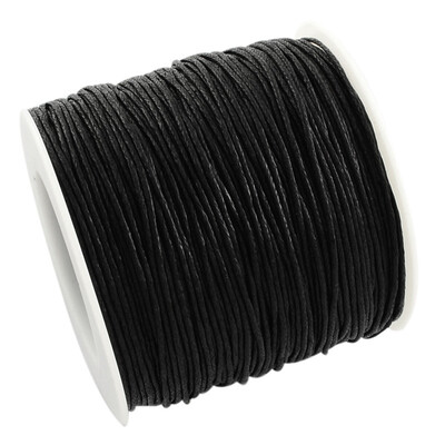 PH PANDAHALL 1 Roll Waxed Cotton Thread Cord