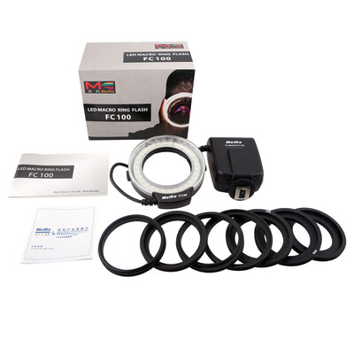 Meike FC-100 Macro Ring FlashLight LED for Canon EOS 700D 650D 5D III Nikon D7100 D7000 Pentax Olympus Panasonic DSLR
Meike FC-100 Macro Ring FlashLight LED for Canon EOS 700D 650D 5D III Nikon D7100 D7000 Pentax Olympus Panasonic DSLR