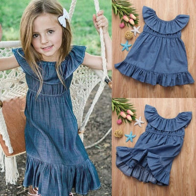 Toddler Kids Baby Girls Princess Dress Pageant Party Holiday Denim Skirt Clothes
Toddler Kids Baby Girls Princess Dress Pageant Party Holiday Denim Skirt Clothes