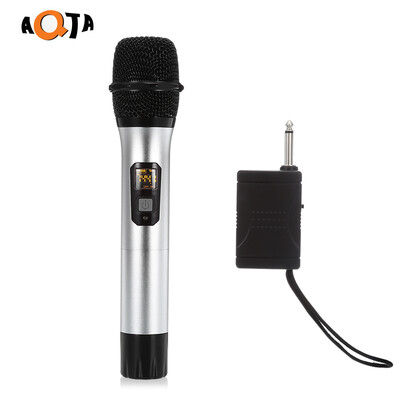 AQTA AT - 301S UHF Wireless Microphone Handheld Mic with Receiver for Recording Karaoke Speech Meeting
AQTA AT - 301S UHF Wireless Microphone Handheld Mic with Receiver for Recording Karaoke Speech Meeting