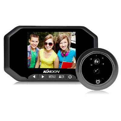 KKmoon 35" LCD 720P Digital Peephole Viewer 10MP 160° PIR Door Eye Doorbell Camera IR Night Vision Motion Detection Photo Tak
KKmoon 35" LCD 720P Digital Peephole Viewer 10MP 160° PIR Door Eye Doorbell Camera IR Night Vision Motion Detection Photo Tak