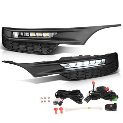 Fog Lights LED SMD Lamp for 2016 2017 Honda Accord 4-Door SedanClear Lens with Wiring Kit&Lamp Bracket
Fog Lights LED SMD Lamp for 2016 2017 Honda Accord 4-Door SedanClear Lens with Wiring Kit&Lamp Bracket