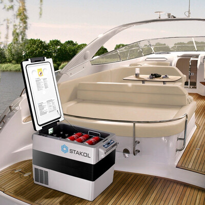 44-Quarts Camping Portable Electric Car Cooler Refrigerator