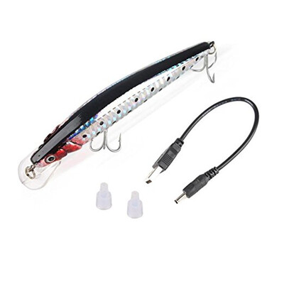 Fishing Bait Rechargeable Twitching Lures with USB Recharging Cords
Fishing Bait Rechargeable Twitching Lures with USB Recharging Cords