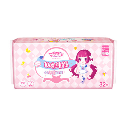 Seven Degree Space SPACE7 Girls Ultra-thin Cotton Plus Daily Sanitary Napkin 245mm32
Seven Degree Space SPACE7 Girls Ultra-thin Cotton Plus Daily Sanitary Napkin 245mm32