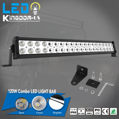 22inch 280W LED Light Bar Spot Flood Combo Offroad Pickup Truck ATV 4WD 24