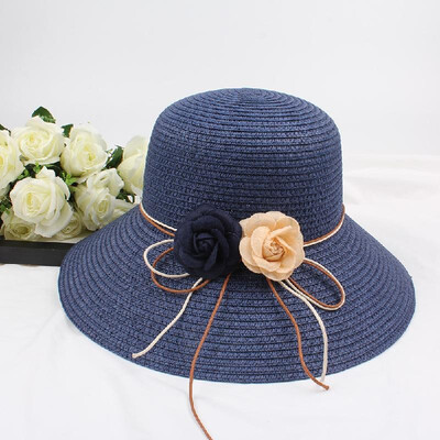 Women Straw Hat Contrast Flower Color Block Foldable Sweet Sun Summer Outdoor Beach Cap
Women Straw Hat Contrast Flower Color Block Foldable Sweet Sun Summer Outdoor Beach Cap