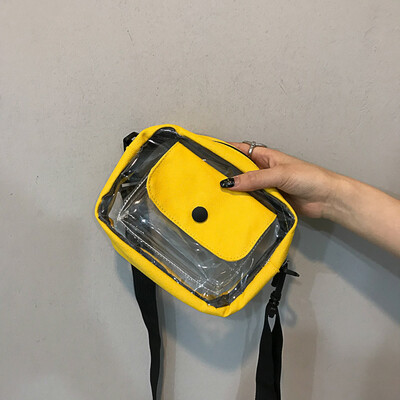 Tailored Fashion girls canvas transparent jelly student shoulder bag Messenger bag
Tailored Fashion girls canvas transparent jelly student shoulder bag Messenger bag