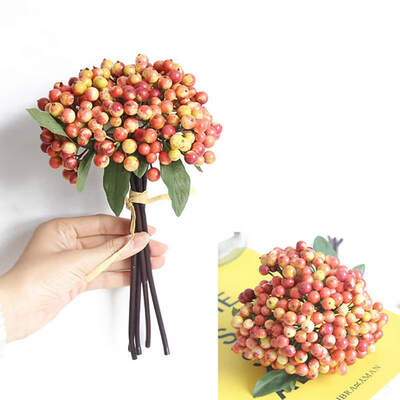 New Hot Lifelike Berry Bean Foam Flowers Home Decor Small Fake Flowers Fruit Branch Decoration Accessories Faux Plant
New Hot Lifelike Berry Bean Foam Flowers Home Decor Small Fake Flowers Fruit Branch Decoration Accessories Faux Plant