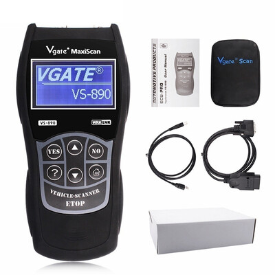 OBD2 Automotive Scanner Maxiscan Vgate VS890 Fault Code Reader EOBD JOBD CAN-BUS Multi-language Scanner for Car Diagnostics
OBD2 Automotive Scanner Maxiscan Vgate VS890 Fault Code Reader EOBD JOBD CAN-BUS Multi-language Scanner for Car Diagnostics