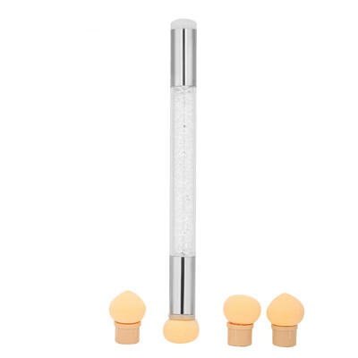 Greensen Dual-end Nail Art Pen Stamper Sponge Head Rhinestone Handle Gradient Manicure Tool
Greensen Dual-end Nail Art Pen Stamper Sponge Head Rhinestone Handle Gradient Manicure Tool