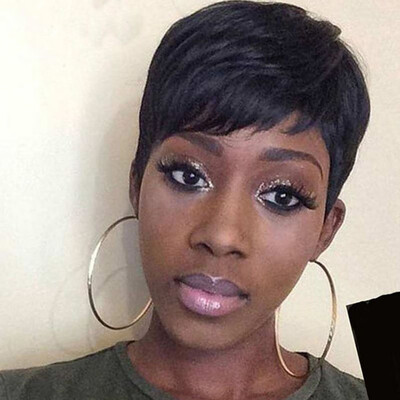 〖Follure〗Synthetic Black Short Women Wig Straight Wigs Heat Resistant Wigs with Bangs
〖Follure〗Synthetic Black Short Women Wig Straight Wigs Heat Resistant Wigs with Bangs